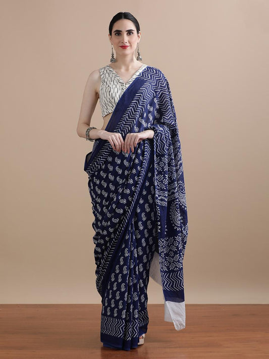 Neelika – Handcrafted Indigo Charm in Cotton